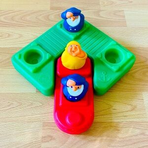 🚢VINTAGE 1981 Johnson & Johnson Playtime Harbor Village Boat Dock #100454